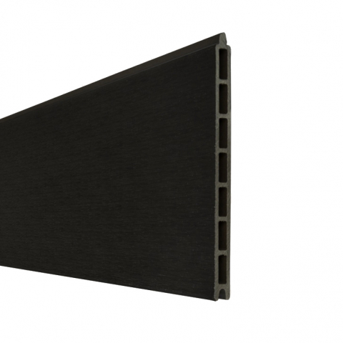 Groja Solid Grande Premium Einzelprofil 1,9x24x180cm schwarz co-exdrudiert