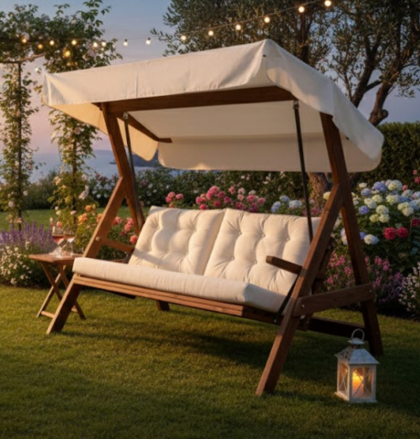 Pemode Hollywoodschaukel Paris 2000 Beige