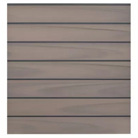 GrojaSolid Grande Premium BPC Steckzaun-Set 180x180cm BiColor co-extrudiert- anthrazit DB703