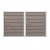 GrojaSolid Grande Premium BPC Steckzaun Doppeltor DIN Links Sonderbreite H:180cm BiColor co-exdrudiert EV1