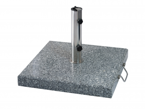 Zebra Granit-Schirmstnder Basis 54kg mit Rollen