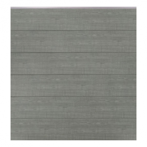 GroJa BasicLine Steckzaun-Set Grey Ash Cut-silber 180x180cm
