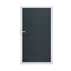 Groja BasicLine Steckzaun Universal Tor 100x180cm anthrazitgrau EV1