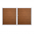 Groja BasicLine Steckzaun DIN Links Doppeltor Sonderbreite H:180cm Golden Oak EV1