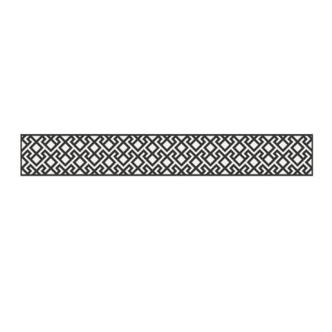 Groja Steckzaun Designeinsatz Abstract Alu-anthrazit DB703
