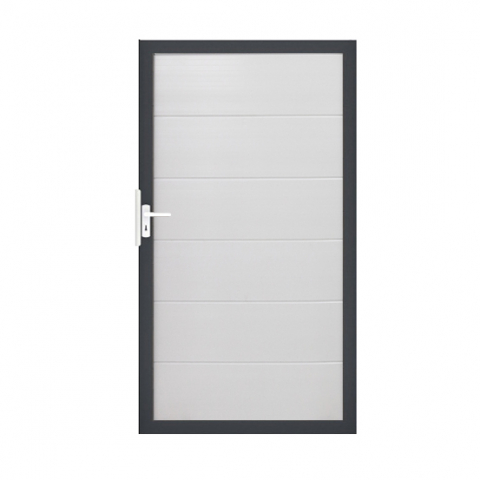 Groja BasicLine Steckzaun Universal Tor 100x180cm wei DB703