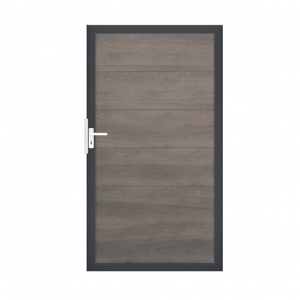 Groja BasicLine Steckzaun Universal Tor 100x180cm Monument Oak DB703