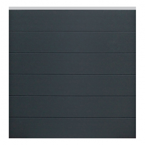 GroJa BasicLine Steckzaun-Set anthrazit-silber 180x180cm