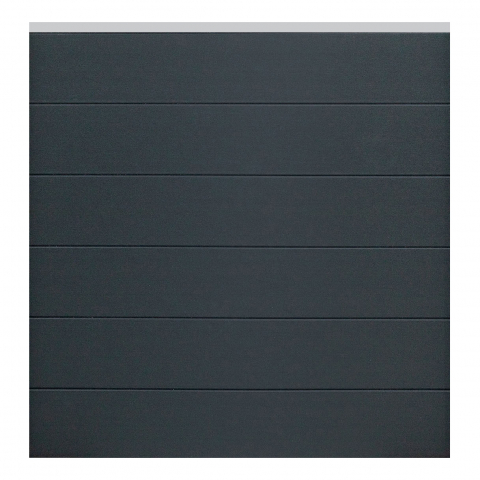 GroJa BasicLine Steckzaun-Set anthrazit-silber 180x180cm
