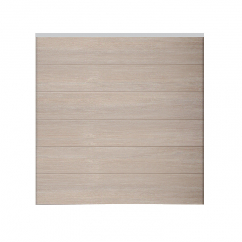 GroJa BasicLine Steckzaun-Set Sheffield Oak-silber 180x180cm