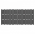 Doppeltor Jumbo WPC Alu Design anthrazit-silber 4586 mit E-Antrieb - H:179cm, Sonderbreite