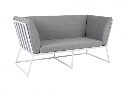 Brafab Vence 2-Sitzer, weiß-grau 167cm