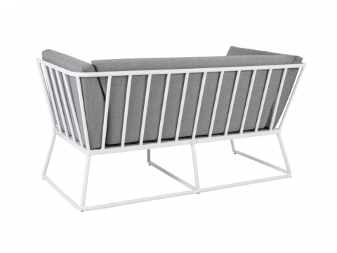 Brafab Vence 2-Sitzer, weiß-grau 167cm