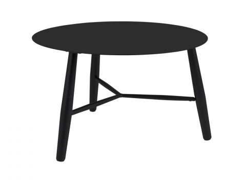 Brafab Vannes Loungetisch 75cm, schwarz