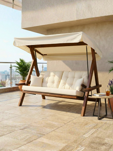 Pemode Hollywoodschaukel Lyon 2400 Beige