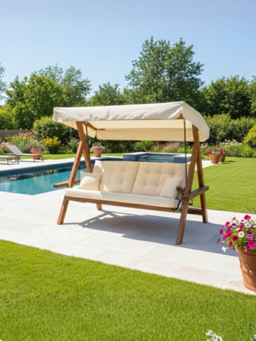 Pemode Hollywoodschaukel Lyon 2400 Beige