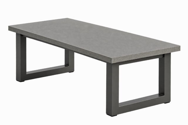 Life Stelvio Tisch 240x100cm Lava, Platte Keramik