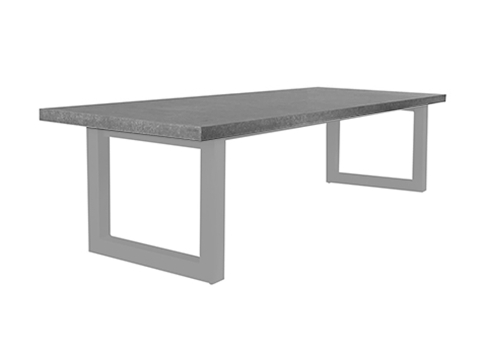 Life Stelvio Tisch 240x100cm Lava, Platte Keramik