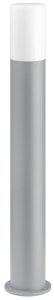 LCD Standleuchte 1326 lang Silbergrau