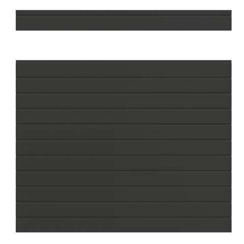 Osmo Alu Fence Steckzaun Anthrazit Creativ 180x179cm ohne Designelement!