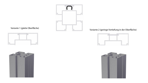 Osmo Pfostenabdeckleiste für Pfosten Typ B 200 cm Anthrazit