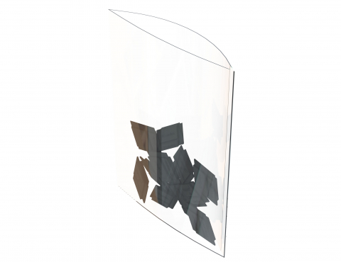 Osmo Alu Fence Rhombus Erweiterungselement Lärche 180x45cm