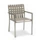 MamaGreen Oko Dining-Sessel, Edelstahl - light taupe