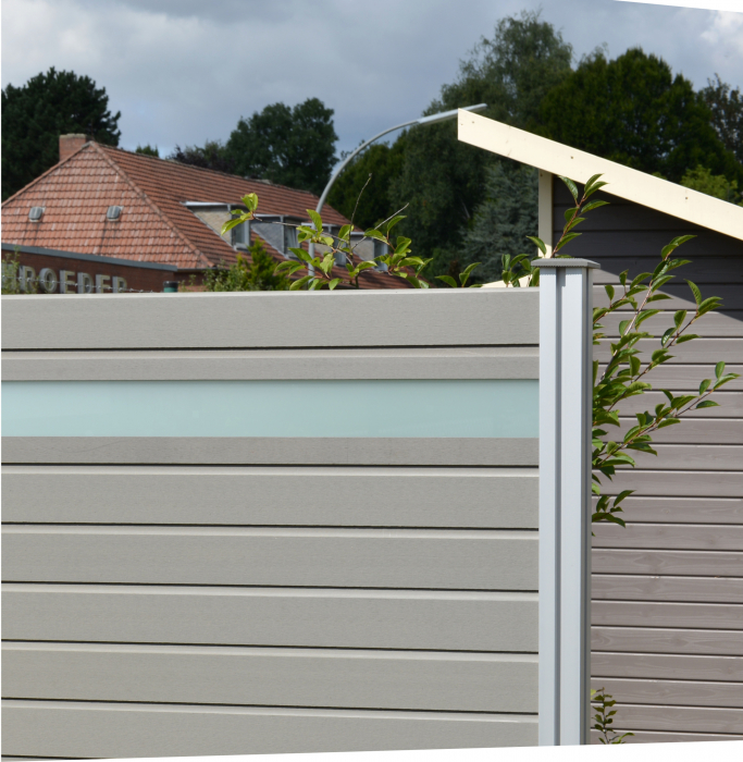 Osmo Multi Fence Grundelement Creativ Hellgrau Zaun MESEM.de