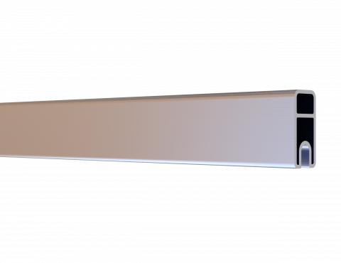 Abschlussprofil Multi-Fence Aluminium 1,9x4,1x184cm