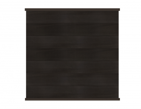 Osmo Multi Fence Co-Extrusion Grundelement 180x178cm Espresso Leisten Anthrazit