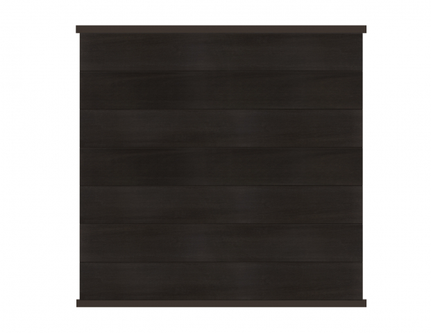 Osmo Multi Fence Co-Extrusion Grundelement 180x178cm Espresso Leisten Anthrazit