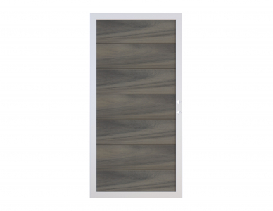 Osmo Multi Fence Co-Extrusion Silvergrey Tor 89x178 Rahmen Aluminium