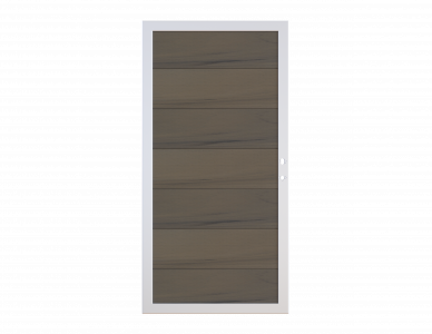 Osmo Multi Fence Co-Extrusion Lightbrown Tor 89x178 Rahmen Aluminium