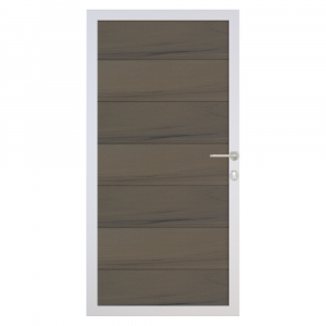 Osmo Multi Fence Co-Extrusion Lightbrown Tor 89x178 Rahmen Aluminium