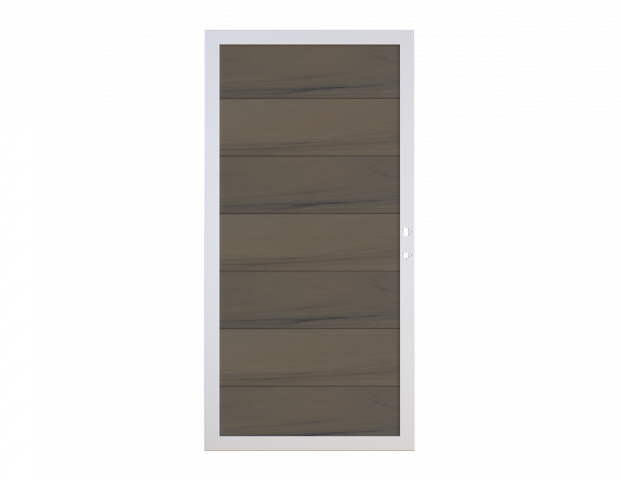 Osmo Multi Fence Co-Extrusion Lightbrown Tor 89x178 Rahmen Aluminium