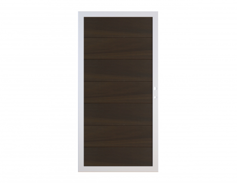 Osmo Multi Fence Co-Extrusion Walnut Tor 89x178 Rahmen Aluminium