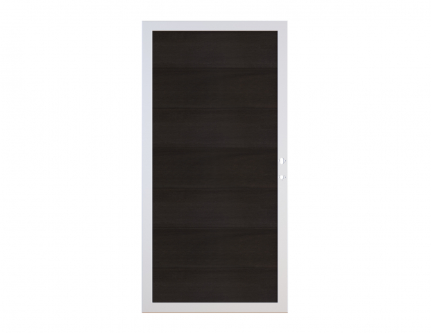 Osmo Multi Fence Co-Extrusion Espresso Tor 89x178 Rahmen Aluminium inkl. Beschlag
