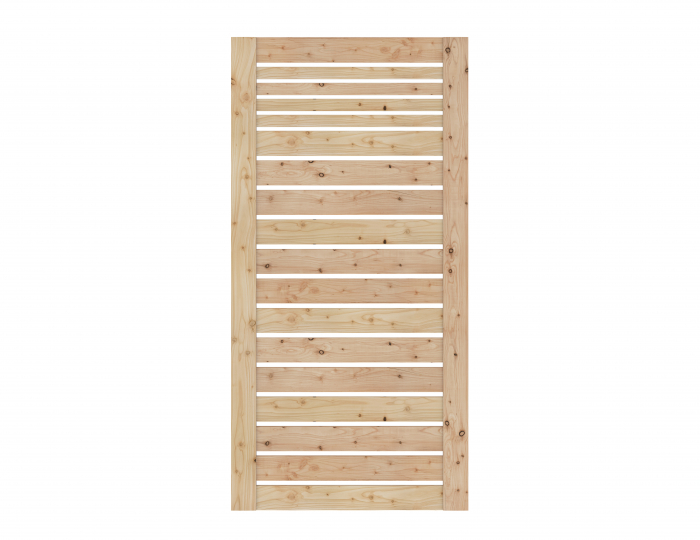 Osmo Holzzaun Rondo Lärche Naturbelassen mit Gitter 89x178 Zaun