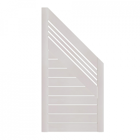 Osmo Holzzaun Rondo Kiefer Weiß 01 Abschlusselement mit Gitter 89x178