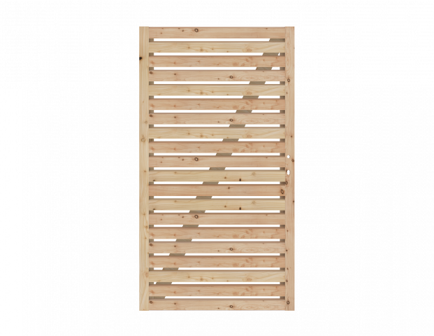 Osmo Rhombus Typ A Tor DIN links Lärche Naturbelassen 98x179cm ohne Beschlag (20 Profile)