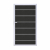 GrojaSolid Grande Premium BPC Steckzaun Universal Tor 100x180cm schwarz co-extrudiert-Alu-blank EV1