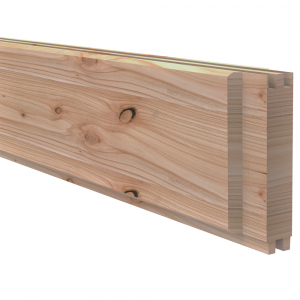 Osmo Forsdal Schallschutz Bohle Lärche Variante A reflektierend 4,5x14,6x205 cm
