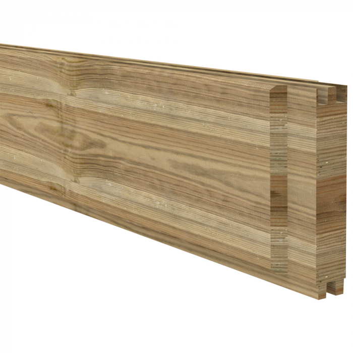 Osmo Schallschutz Forsdal Bohle Kiefer Kesseldruckimprägniert Grün Variante A reflektierend 4,5x14,6x205cm