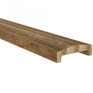 Osmo Schallschutz Forsdal Abschlussprofil für 28mm Bohlen mit Absorberelement Kiefer Kesseldruckimprägniert Grün 200 cm