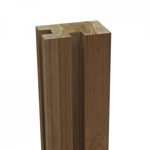 Osmo Schallschutz Forsdal Eckpfosten Kiefer Kesseldruckimprgniert Grn 10x14x300 cm