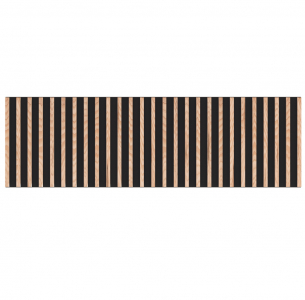 Schallschutz Forsdal Absorberelement für 28 mm Bohlen Lärche Variante B 199x8x72 cm