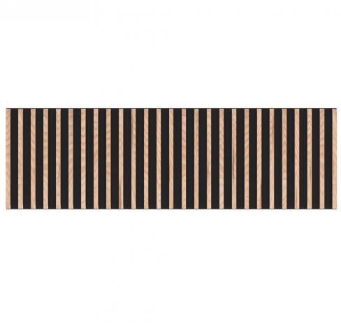 Schallschutz Forsdal Absorberelement für 28 mm Bohlen Lärche Variante B 199x8x72 cm