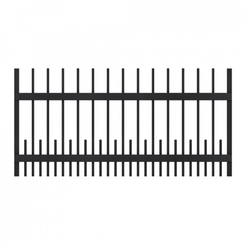 Osmo Alu Fence Square Niedrigzaun 180x89 cm