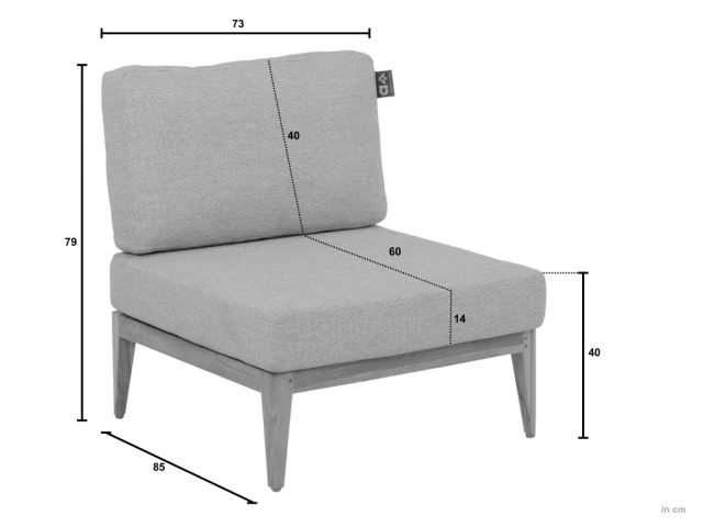 Apple Bee Lisa Loungesessel