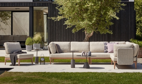 AppleBee Apple Bee Lisa Loungegruppe 3 inkl. Polster, ca. 390x240cm